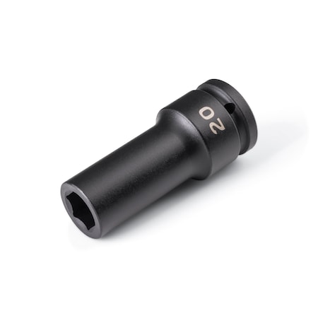 Tekton 3/4 Inch Drive x 20 mm Deep 6-Point Impact Socket SID33120