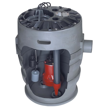 Liberty Pumps 1/2 hp Simplex Sewage Package P372LE52