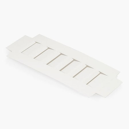 Nashville Wraps White Macaron Cookie Box Insert, 8x2.5x.75, 100PK MCTWH