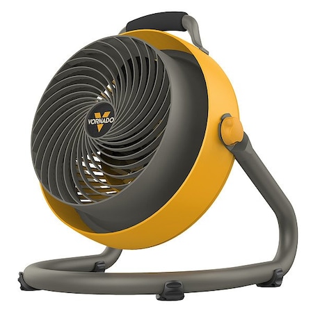 Vornado CirculatingFan, 10-3/16inDia, Yellow CR1-0089-16BB