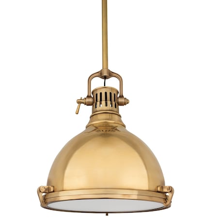 Hudson Valley Lighting Pelham 1 Light Pendant 14 In. Aged Brass 2212-AGB