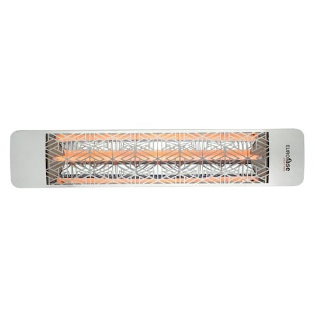 Eurofase 304 SS 39in Single Element 2000W 277V Heater, Stainless Steel, Mason Decor Plate EF20277S3