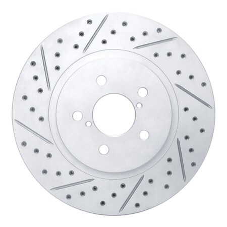 Dynamic Friction Co DFC Geoperformance Rotor - Drilled and Slotted 830-13037L