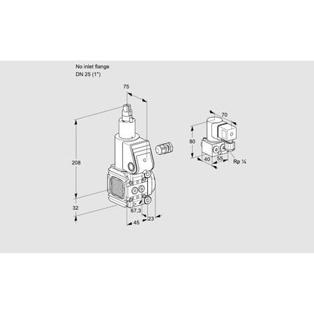 Honeywell Kromschroder VAS1-/25R/LQ KS88002346