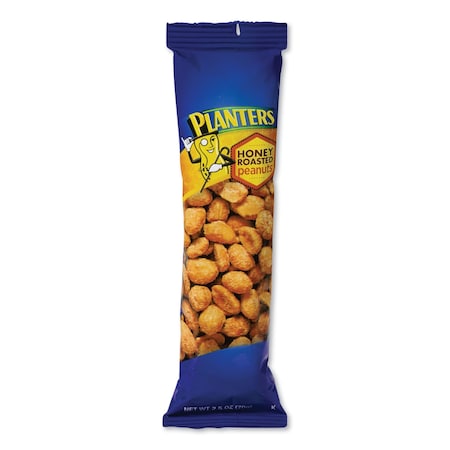 Planters Honey Roasted Peanuts, 2.5 oz Tube, 15PK GEN01652