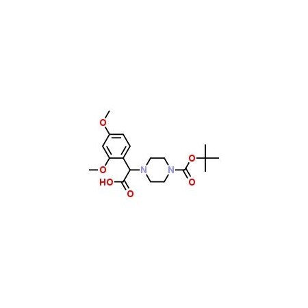 Ak Scientific 2-(4-Boc-piperazinyl)-2-(2, 4-dimethoxylphenyl)acetic acid (25mg), CAS 1400644-22-5 C019-25mg