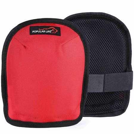 Popular Life Original Washable Home & Gardening Knee Pads, Red, PR BLPL-ES-XPE-KP-12BKR
