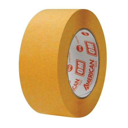 Tool Time 0.25 in. x 60 Yards Orange Mask High Temperature Premium Paper Masking Tape - Orange - 1/4in. TO3586039