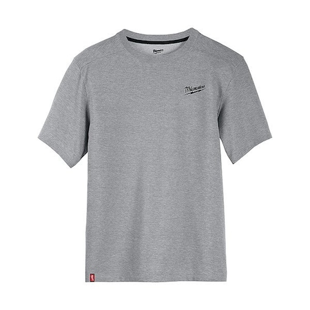Milwaukee Tool Work Shirt, L, Gray, Men's 603G-L
