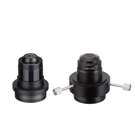 Amscope Dry & Oil Darkfield Condenser Set for 660 and 690 Compound Microscopes DK-SET-200-INF