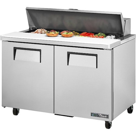 True Commercial Refrigerated Prep Table, 16.7cu ft. TSSU-48-12-HC