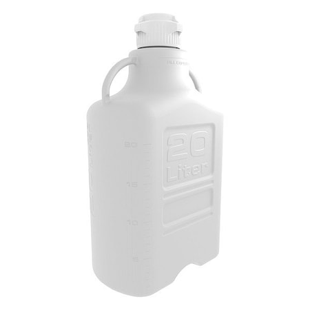 Zoro Select Carboy, HDPE, 608 mm H, White 152-3111-OEM