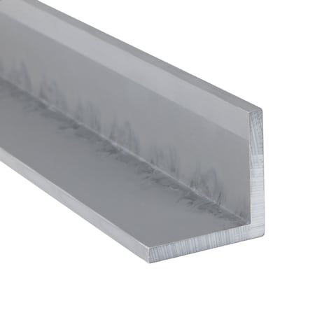 Zoro Select Dark Gray PVC Type 1 PVC Angle Stock, 60 in L, 0.187 in T, 7,300 psi, Smooth 1NTY4