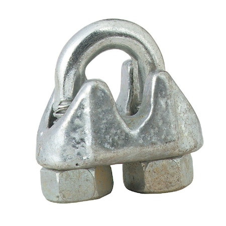 Campbell 1/8'' Galvanized Iron Cable Clip T7670419