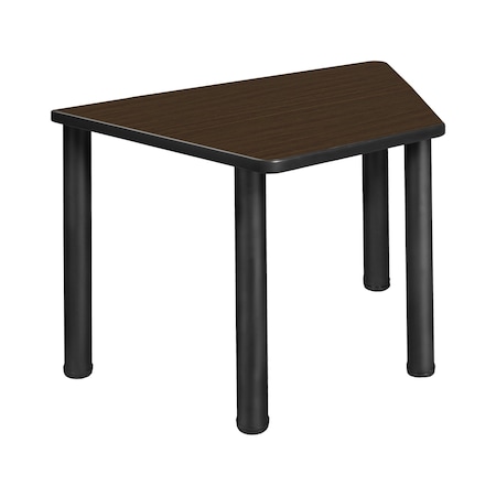 Regency Learning School Desk, 36 in W X Wood, Metal, Neo Walnut / Black TSD36231918NWBPBK