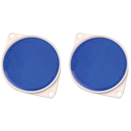 Hy-Ko Carded Reflector, 9.63 in L Post, Blue Reflector CDRF-3B