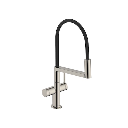 Hansgrohe Talis N Semi-Pro PowderSpray Kitchen Faucet 1.75 GPM in Polished Nickel 72861831