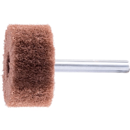 Pferd PFERD POLINOX Mounted Flap Wheel, 1-1/2in x 3/4, 360 Grit, Radial, 1/4in Shank, Aluminum Oxide 46189