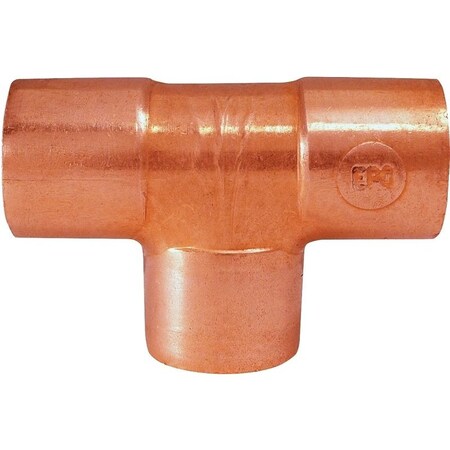 Epc Elkhart Products 111 Series Pipe Tee, 3/4 in, Sweat, Copper 32768