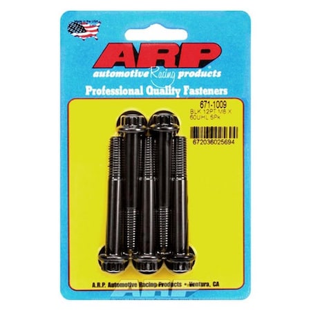 Whole-In-One 671-1009 8 mm x 1.25 in. 12 Point Bolt Kit - Set of 5 WH3622041