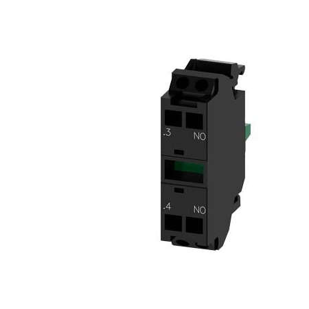 Siemens Contact module with 1 contact element, 1 NO, gold-plated 3SU1400-1AA10-3LA0-ZY19