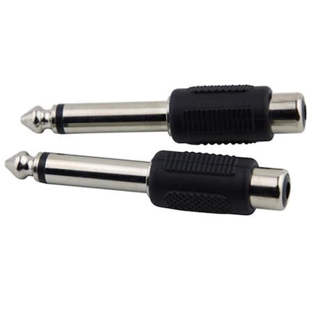 Sonic Boom RCA Female - 0.25 in. Male Mono Adapter, 2PK SO559207