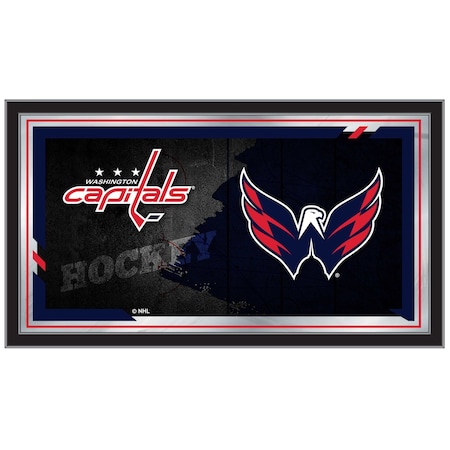 Holland Bar Stool Co Washington Capitals 15" x 26" Hockey Collector Mirror by Holland Bar Stool Company MColWshCap
