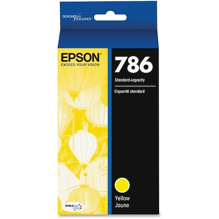 Epson DURABrite Ultra 786 Original Inkjet Ink Cartridge, Yellow T786420-S