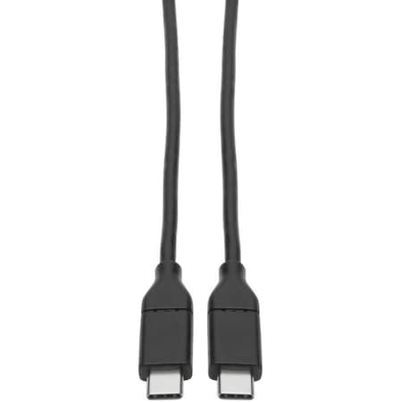 Tripp Lite USB 2.0 Cable USB Type C to USB C 3A Rating, USB-IF Cert M/M 3ft U040-C03-C
