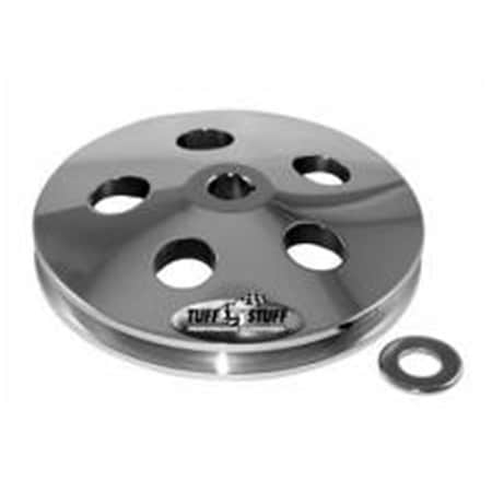 Tuff-Stuff Power Steering Pump Pulley, Chrome TFS8488A