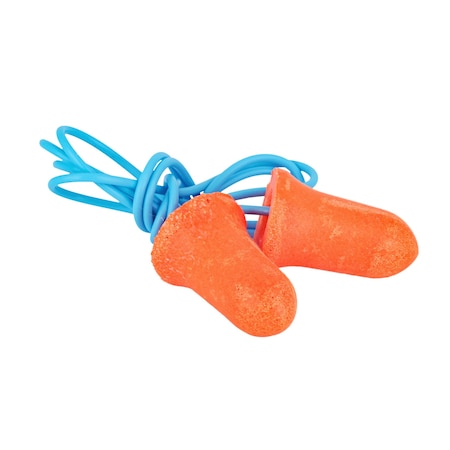 Howard Leight MAXIMUM Disposable Foam Ear Plugs, Bell Shape, 33 dB, Coral, 5 PK MXM-5-30