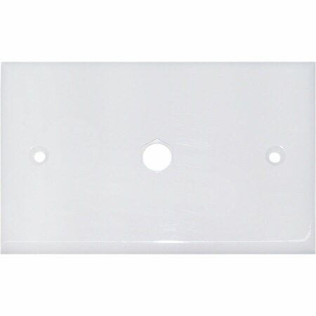 Cable Wholesale Wall Plate, 1 hole for F-pin Connector, White ASF-20254WH