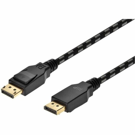 Monoprice Braided DisplayPort 1.4 Cable_ 3ft_ Gray 37919