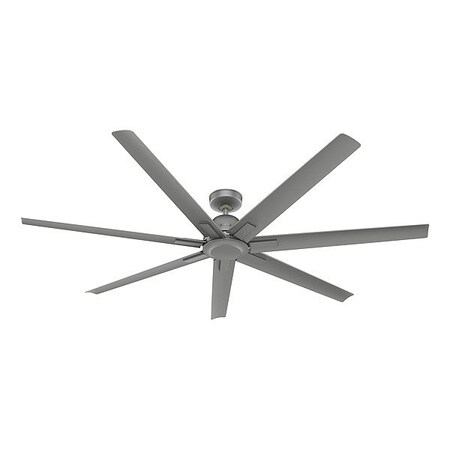 Hunter Ceiling Fan, Silver, 6 ft Dia, 7 Blade 51591