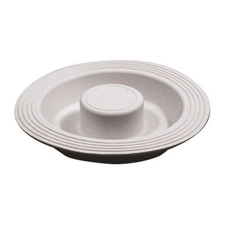 National Brand Alternative 4 in. Dia Fit-All Garbage Disposal Stopper Meter in White, 6PK 2489591