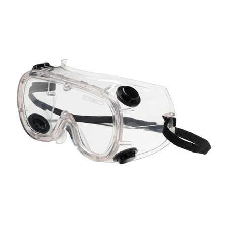 Bouton Optical Indirect Vent Goggle with Clear Body, Clear Lens and Anti-Scratch / Anti-Fog Coating 248-4401-400
