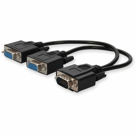 Add-On Addon 5 Pack Of 20.00Cm (8.00In) Vga Male To Female Black, PK5 VGASPLMFF-5PK