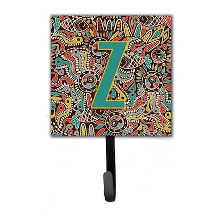 Carolines Treasures Letter Z Retro Tribal Alphabet Initial Leash and Key Holder CJ2013-ZSH4
