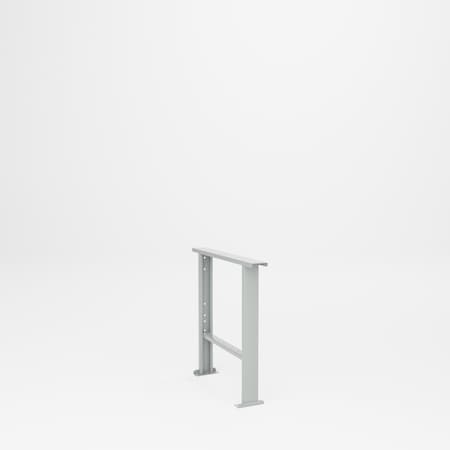 Pucel 12 Gauge Bench Legs, 34 in W x 34 in H x 24 in D, Gray BL-34