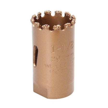 Greenlee 1-1/8" Hole Saw Carbide Grit 725-1-1/8