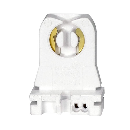 Satco Medium Profile Fluorescent Lampholder T8, T12 Shunted for Instant Start Ballast Application Slide-On 80/1255