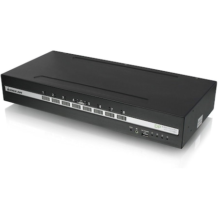 Iogear 8-PORT DUAL VIEW DISPLAYPORT PP4.0 SECURE KVM SWITCH W/AUDIO, CAC, TAA GCS1428TAA4C