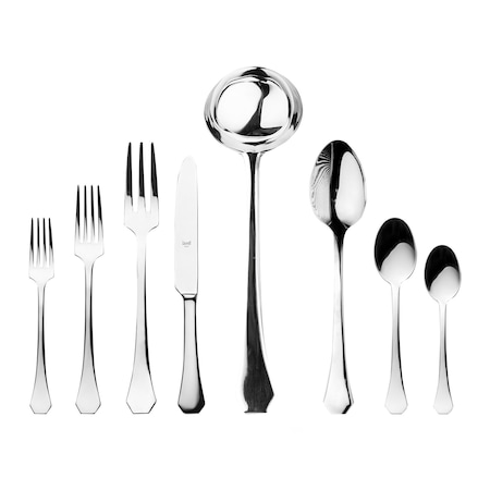 Mepra Moretto Flatware Set - 43 Pieces - Stainless Steel 102822043