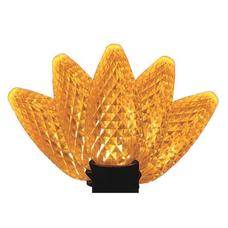 Holiday Bright Lights LED PS C9 Yellow 25 ct Christmas Light Bulbs 04-02021A