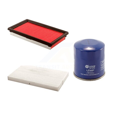 Pur 1x Air + 1x Cabin + 1x Engine Oil Filter Filter 3 Total Kit For ...