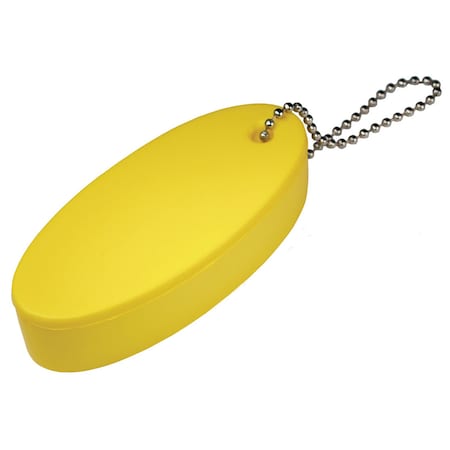 Hillman Foam/Metal Yellow Sporting Accessories Floating Keychain 711079