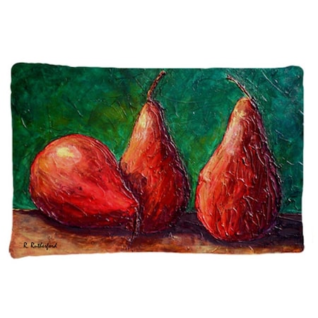 Carolines Treasures 20.5 x 30 in. Pears Moisture Wicking Fabric Standard Pillow Case RDR2008PILLOWCASE