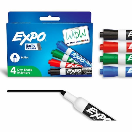 Expo EXPO 4CT Assorted Bullet 82074A