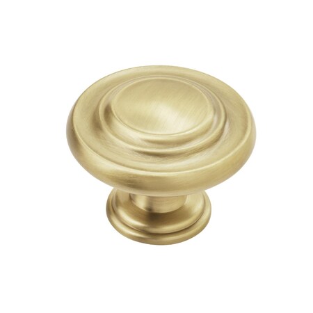 Amerock Inspirations 1-5/16 in 33 mm Diameter Golden Champagne Cabinet Knob, 10PK 10BX1586BBZ