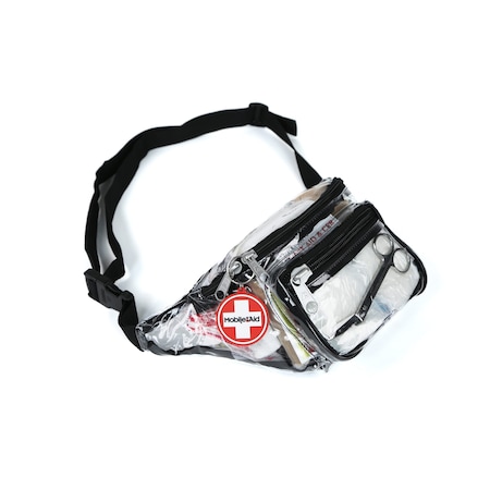 Mobileaid Clear-View Belt Bag Trauma First Aid Kit 34310